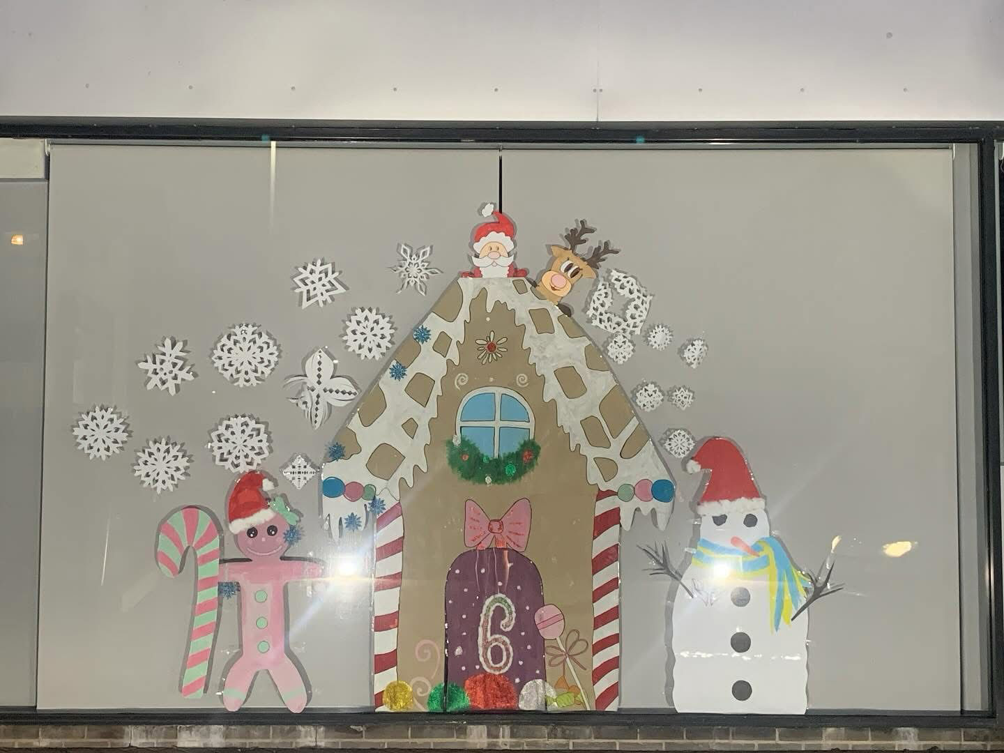 TMS Join the Local Community Advent Calendar Window Display