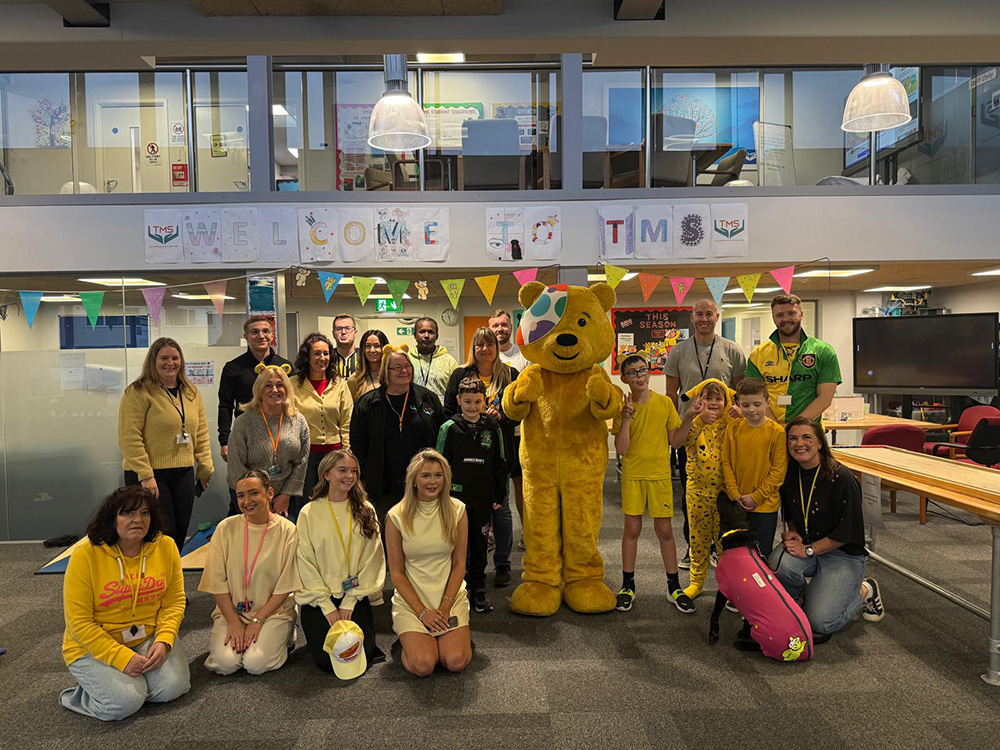 Pudsey Bear visits TMS