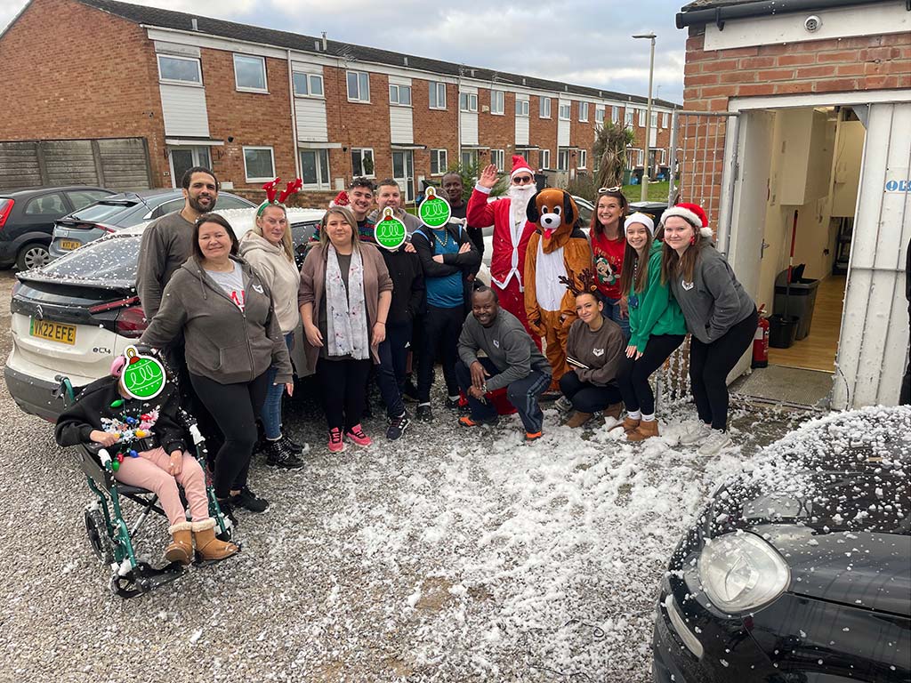 Santa Visits TMS!